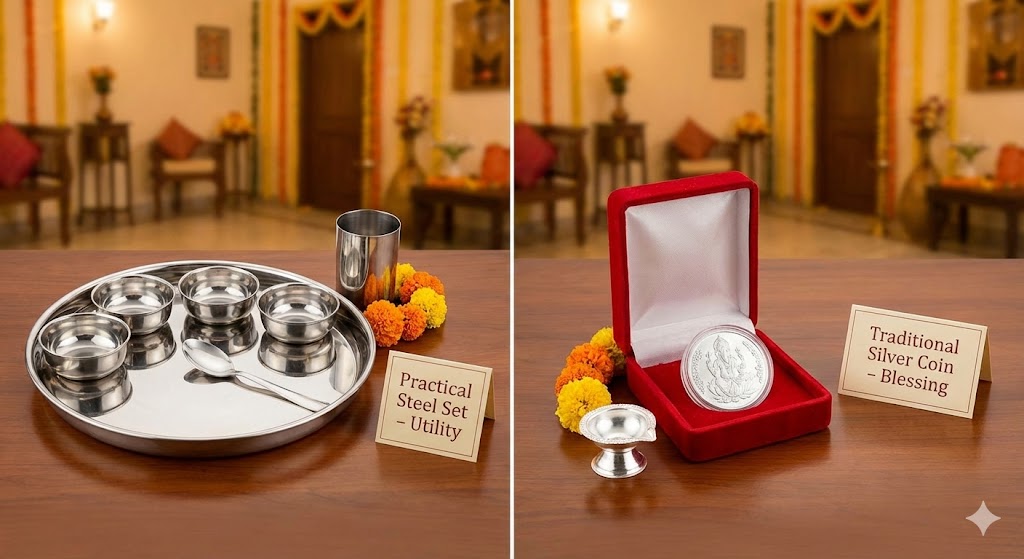Housewarming (Griha Pravesh) Etiquette: Steel vs. Silver Gifts
