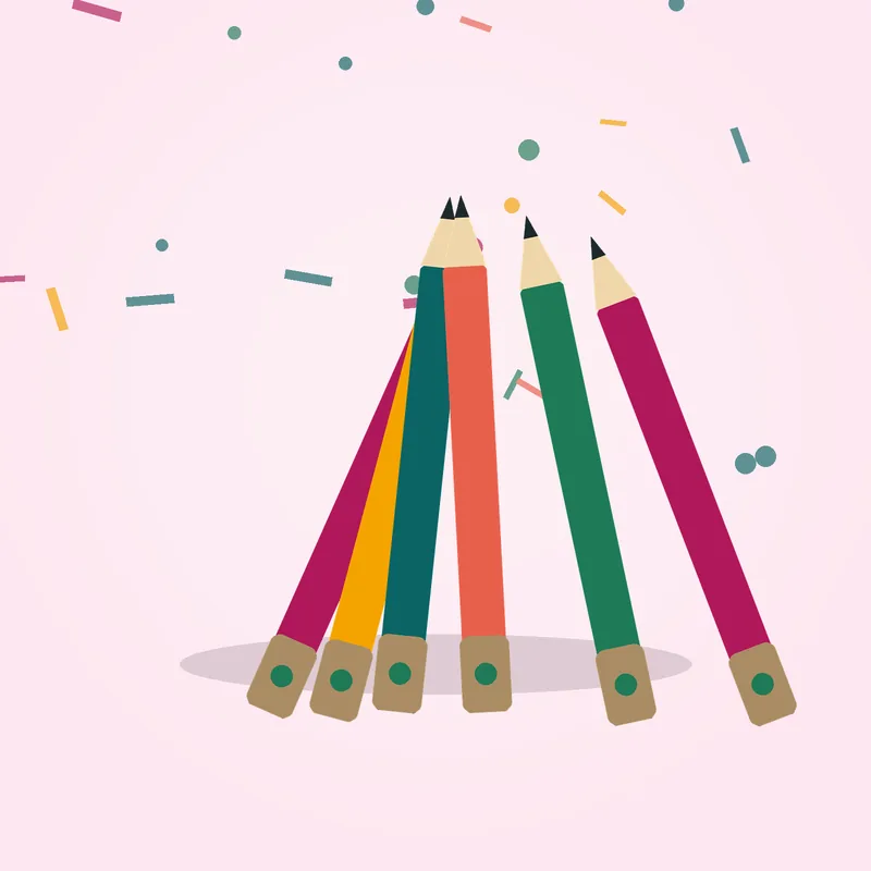 Seed Paper Pencil Set
