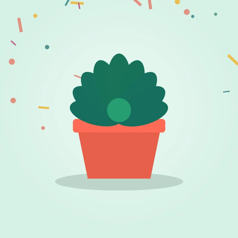 Mini Succulent with Pot